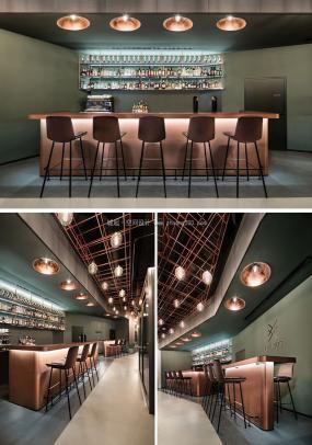 美式风格酒吧装修实景图片