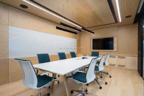 高档大会议室桌椅装修图片