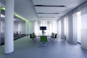 会议室布局装修实景图图片