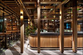 高档酒店自助餐厅装修效果图