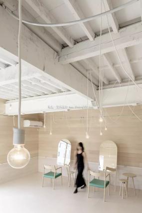 最新小型理发店装修图片