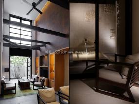 个性风格理发店装饰效果图片