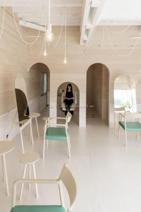 小型理发店装饰效果图片库