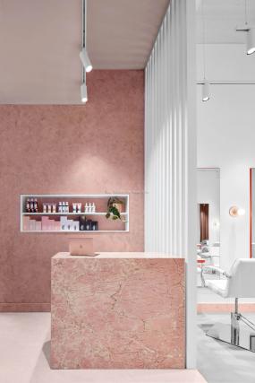 小型理发店装修图片