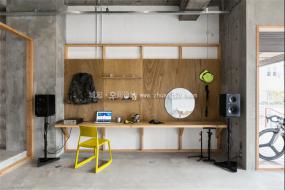 复古风格发廊装饰效果图