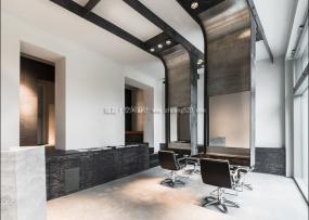 复古风格发廊装修实物图片