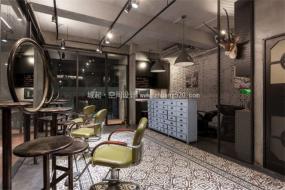 最新个性风格理发店设计装饰效果图