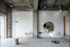 复古风格发廊装修高清效果图