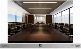 商务会议室设计效果图