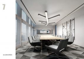 高档会议室电视装修图片