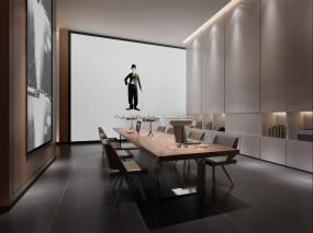 企业会议室装修装潢效果图