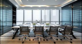 会议室实景装饰效果图