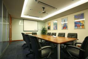 会议室实景装潢图片