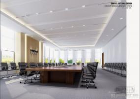最新企业会议室装饰效果图