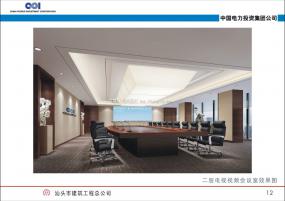 最新企业会议室装饰实景图