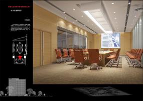 企业会议室装修设计效果图片