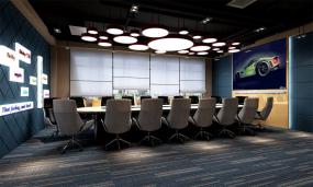 高档专业会议室装修图片