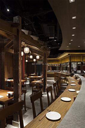 复古风格餐厅装潢设计效果图片