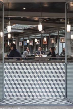 汉堡店设计装修效果图片