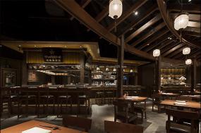 最新复古风格餐厅装饰效果图