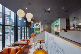 牛排餐厅装修实物图片