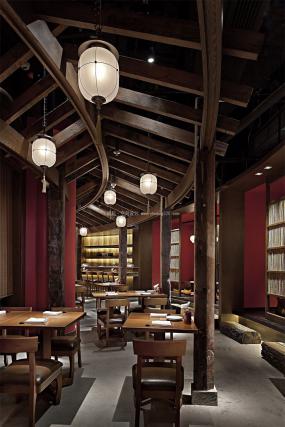 复古风格餐厅设计装修效果图片