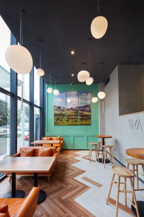 牛排餐厅装修高清效果图