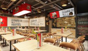 包子店装潢效果图片