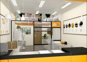 高端包子店装修效果图