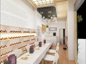 化妆美甲店装饰效果图片