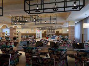 网咖装修实物图片