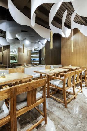 最新上海面馆装饰效果图