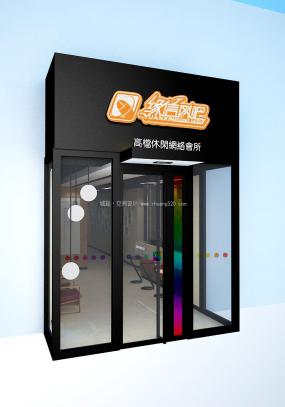 最新连锁网咖设计装饰效果图