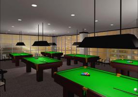 台球厅装修设计效果图片