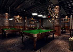 台球厅装修高清图片