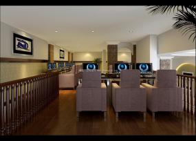 连锁网咖装修效果图片