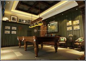 台球厅设计装饰效果图