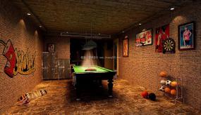 最新台球厅设计装饰效果图