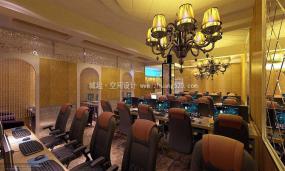 主题网咖装饰效果图片