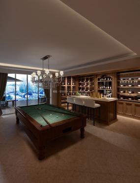 台球厅装修实景图片