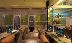 最新主题网咖设计装修图片