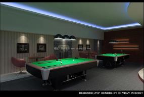 台球厅设计装修效果图片