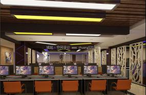 高档网咖装修效果图