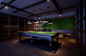 台球厅装饰效果图