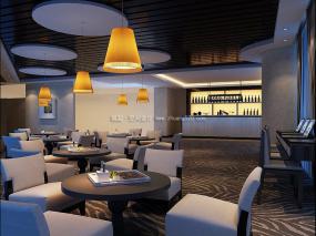 台球厅装潢设计效果图片