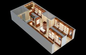 高端眼镜店布置装修图片