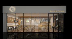 高端30平奶茶店装修图片