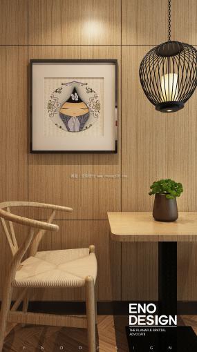 最新小型奶茶店效果图