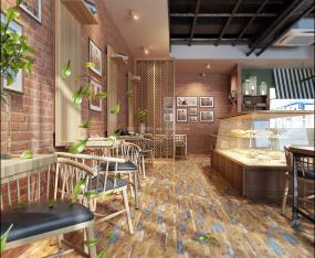 最新小型奶茶店装修设计效果图