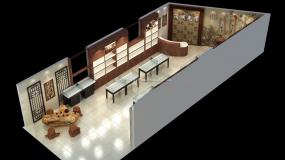 眼镜店布置装饰设计效果图片